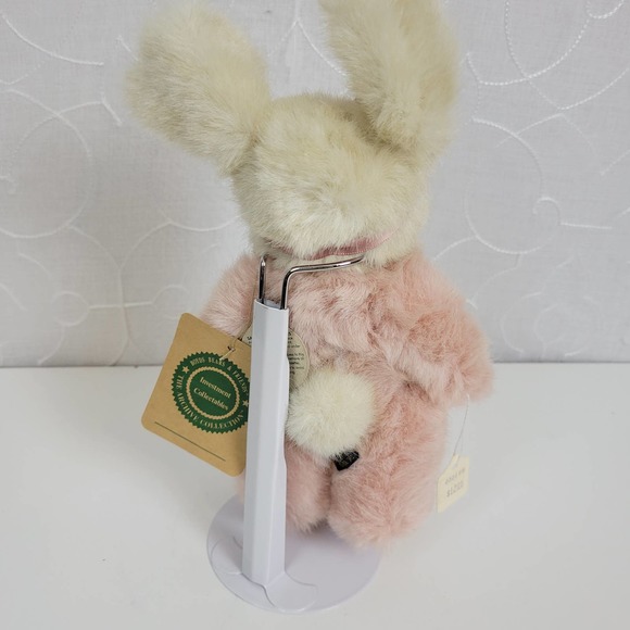 Boyd's Bears Kids Head Bean Archive Collection 11" Pink Mini Plush Rabbit - Picture 7 of 9